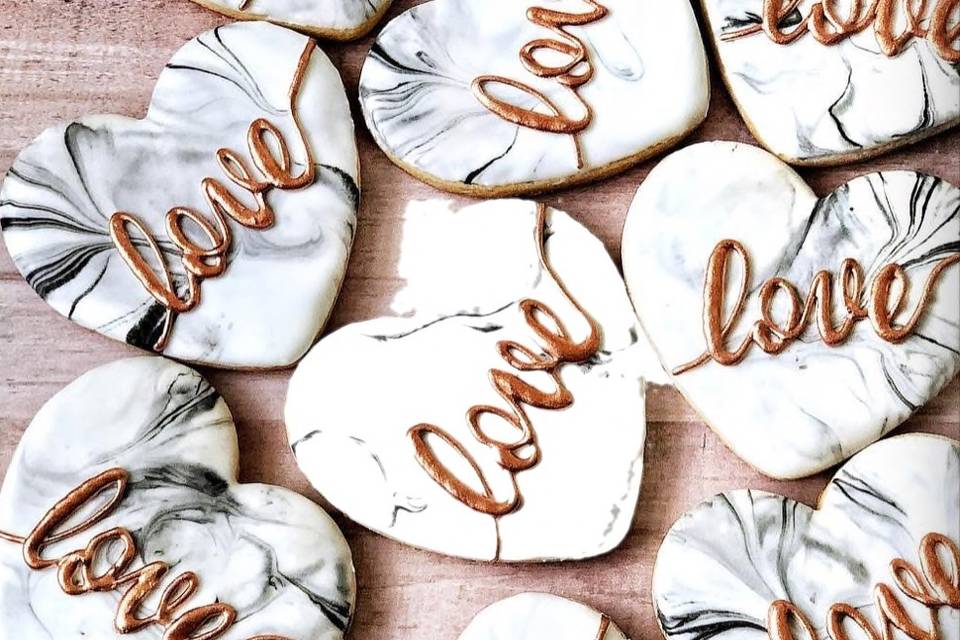 Love Wedding Cookies