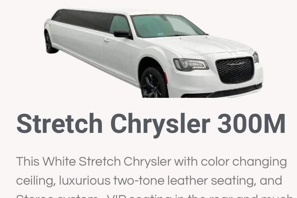 2024 Stretch Chrysler 10 pax