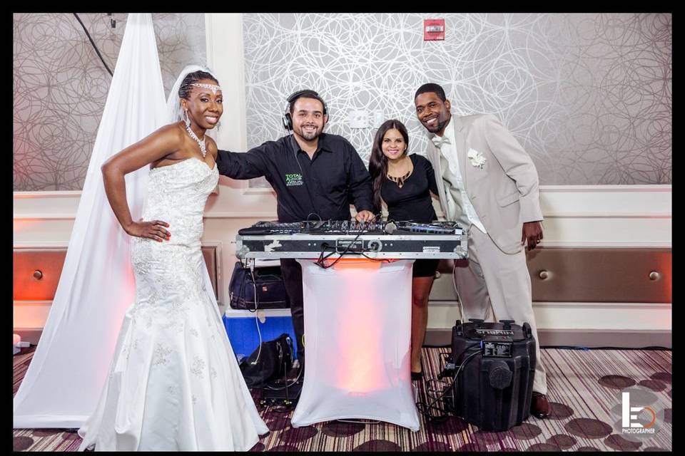 This was lots of fun. DJ, Lighting, and Special effects brought to you by yours truly. Event Coordinating by Total Event Coordinators and these great pictures by Leo Photographer The Rusty Pelican Restaurant in Miami