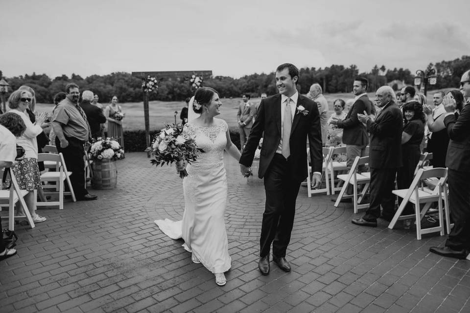 Patio ceremony