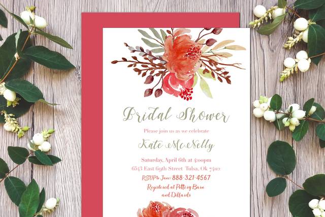 Fall Floral Shower