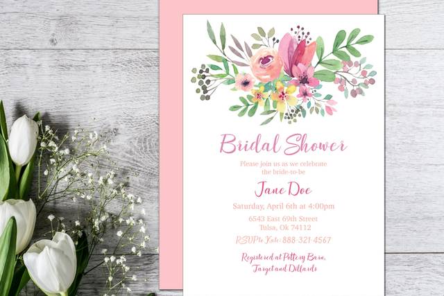 Bright Floral Shower