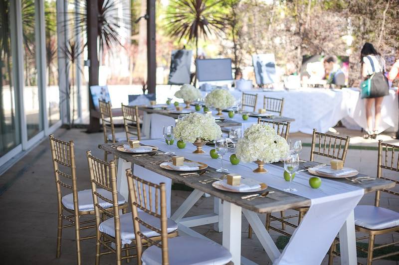 Table on the luna solstice terrace