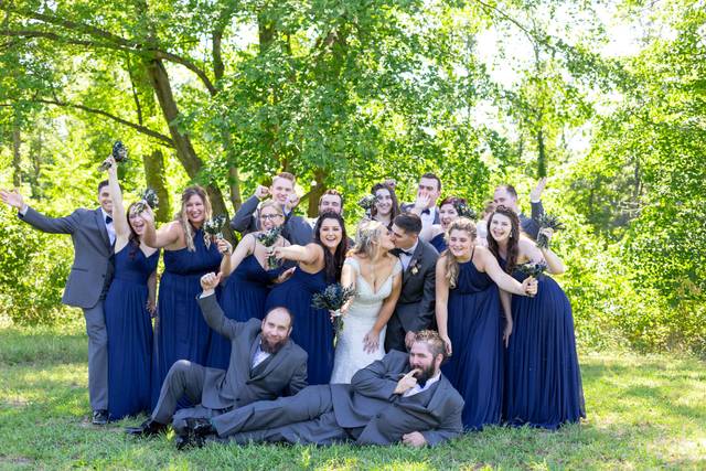 Fun bridal party