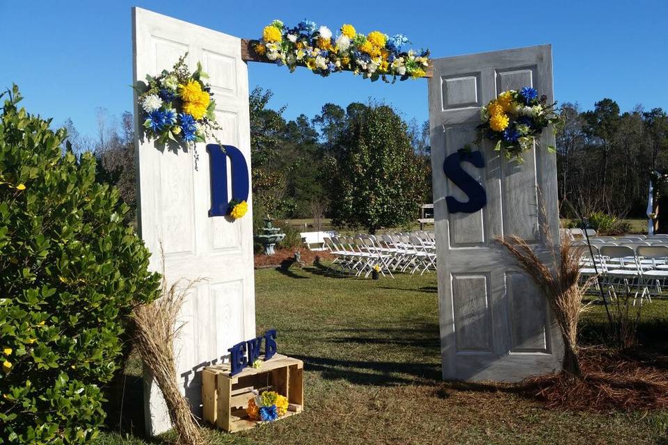 Doorway to the ceremony