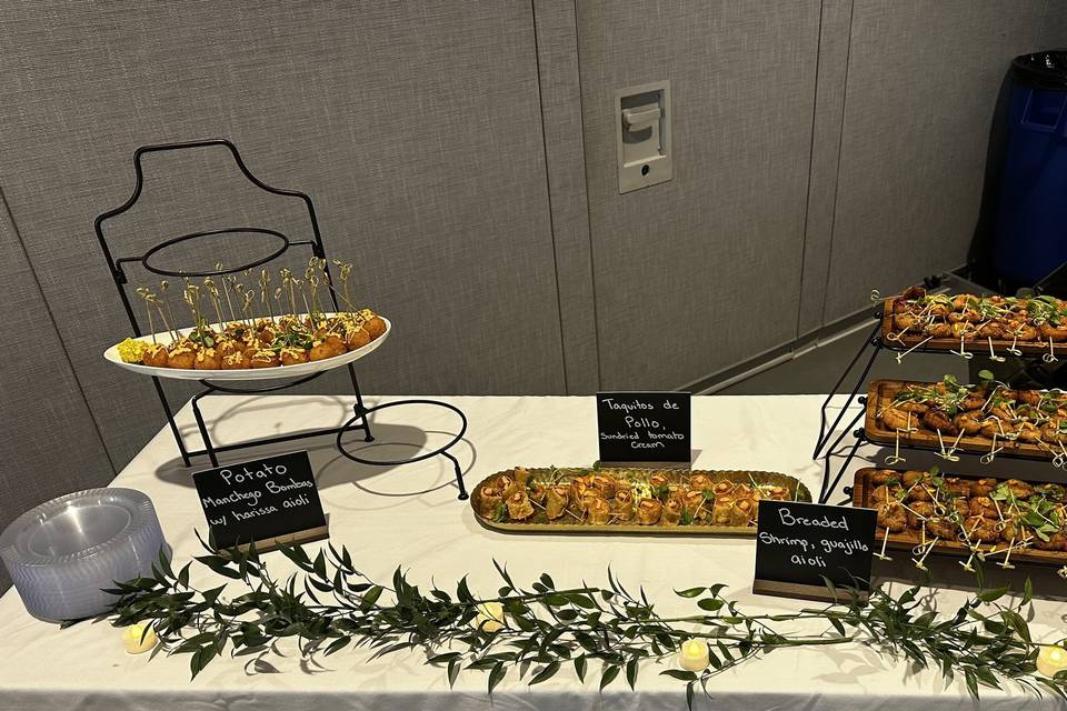 Appetizer table