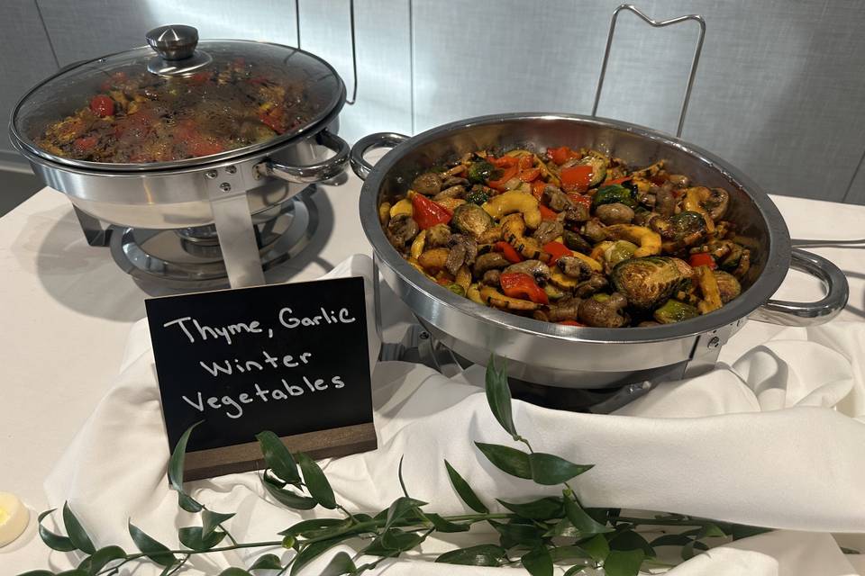 Winter roasted vegetables