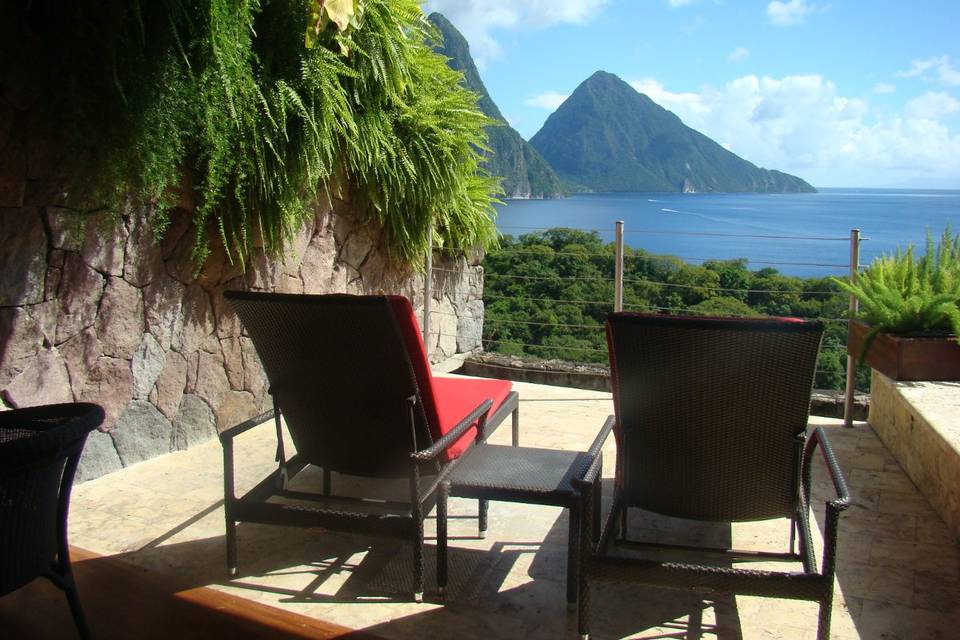 View from Jade Mtn Sanctuary