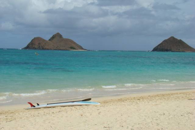 Lanikai  & Kailua BeachOffshore - Mokulua Islands  - bird sanctuaries**Best Beach in America winner ** Great for strolls,windsurfing,kayaking and swimming