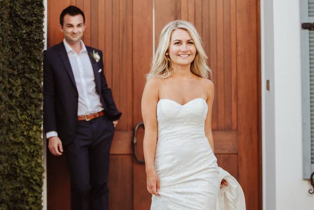 Blonde bride