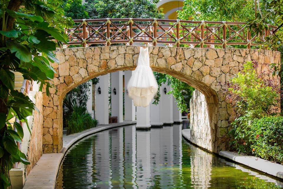 Destination Wedding at the XCaret in Cancun, Mexico.