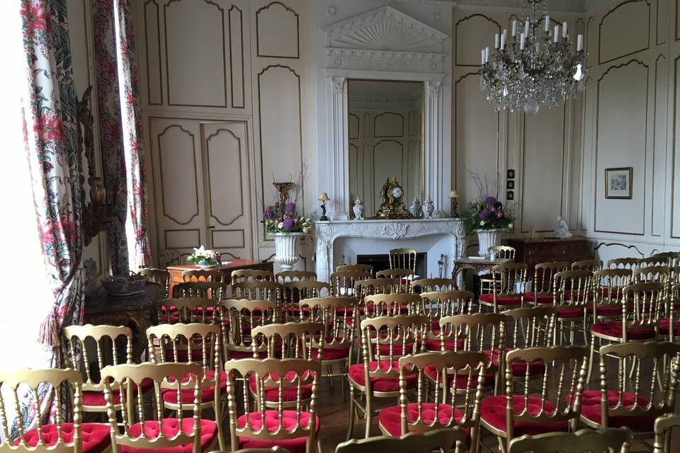 Wedding ceremony area