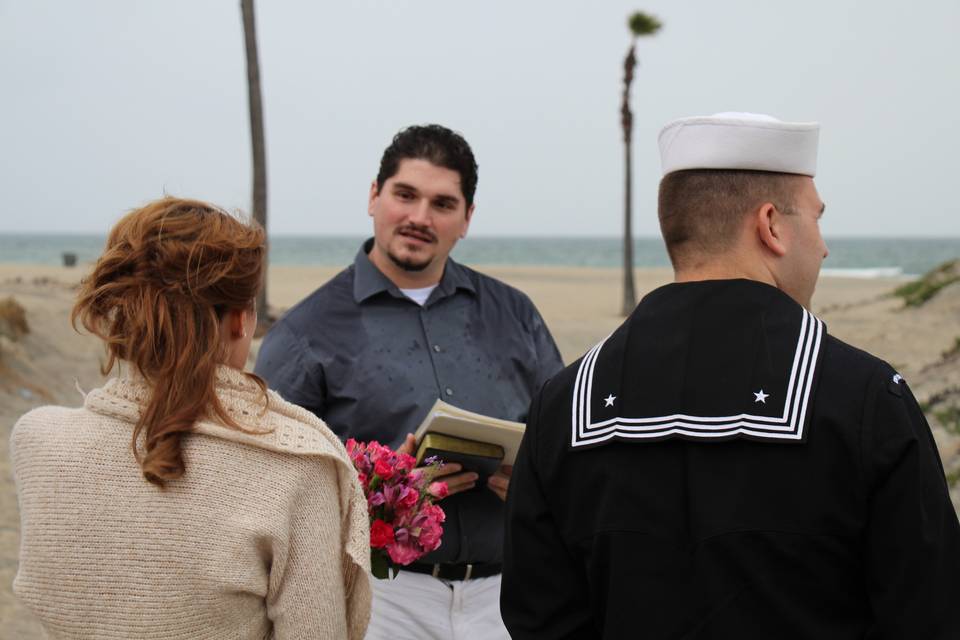 Beach ceremony