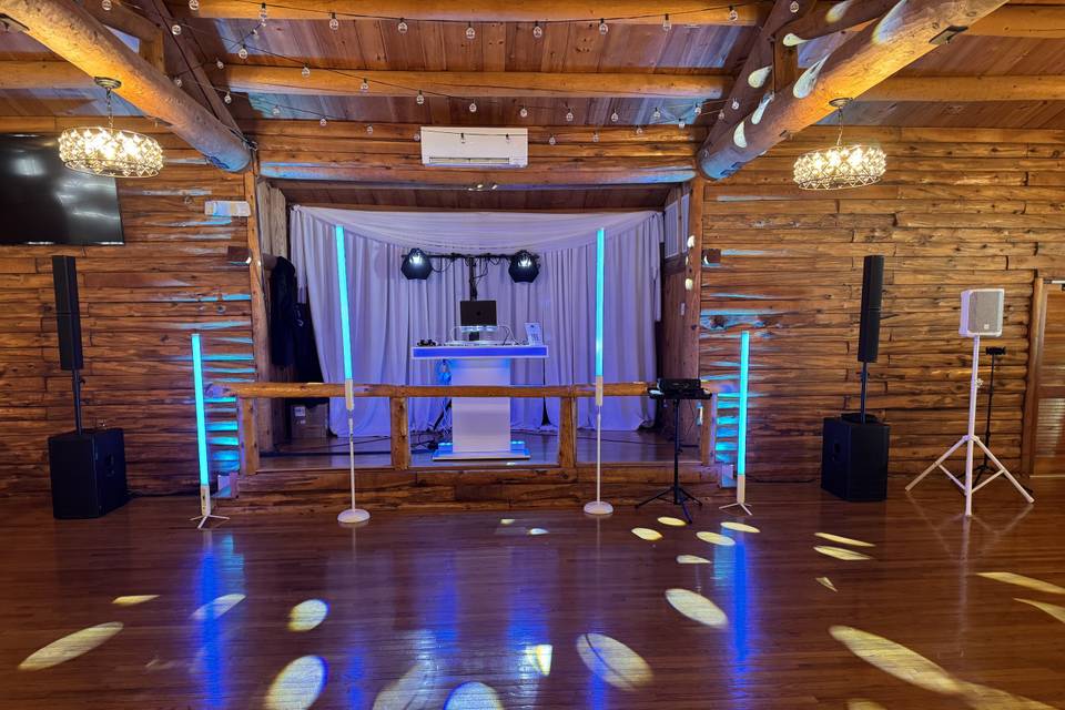 Our wedding set up