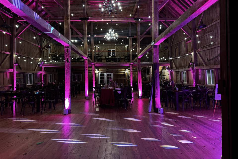 Our wedding set up