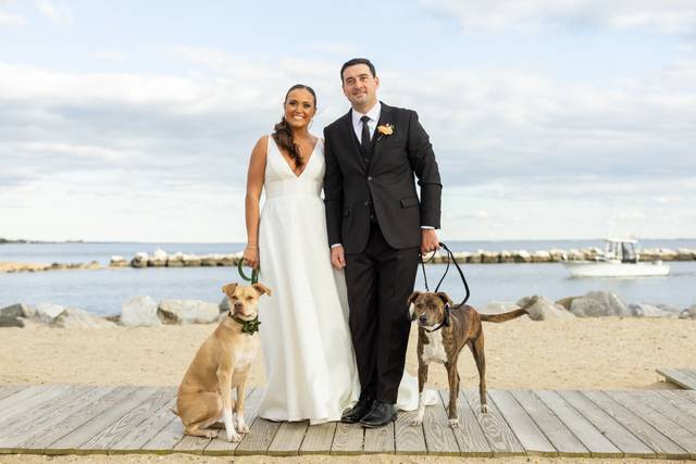 Bride & Groom with Dog