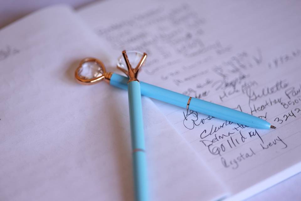 Guest Book The Tiffany blue i
