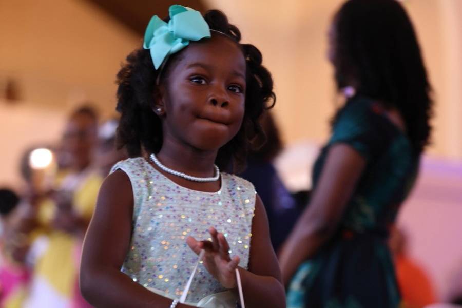 Flower Girl doing her thing