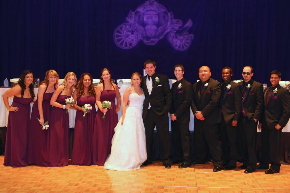 The wedding party