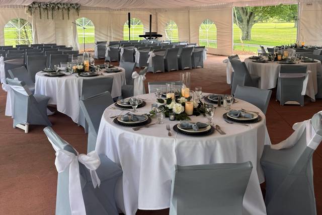 Intimate wedding and reception