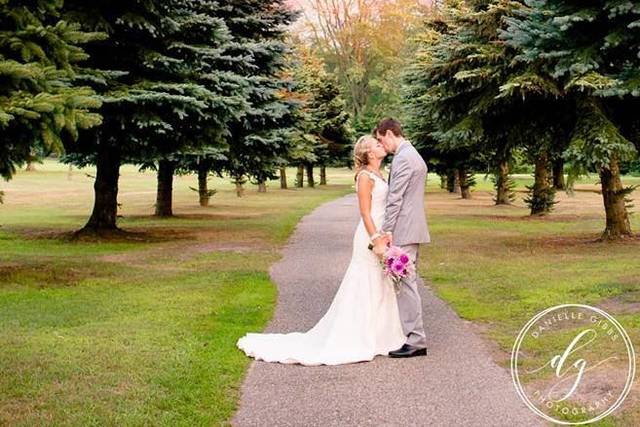A breathtaking shot right off the green on the Golf Course.