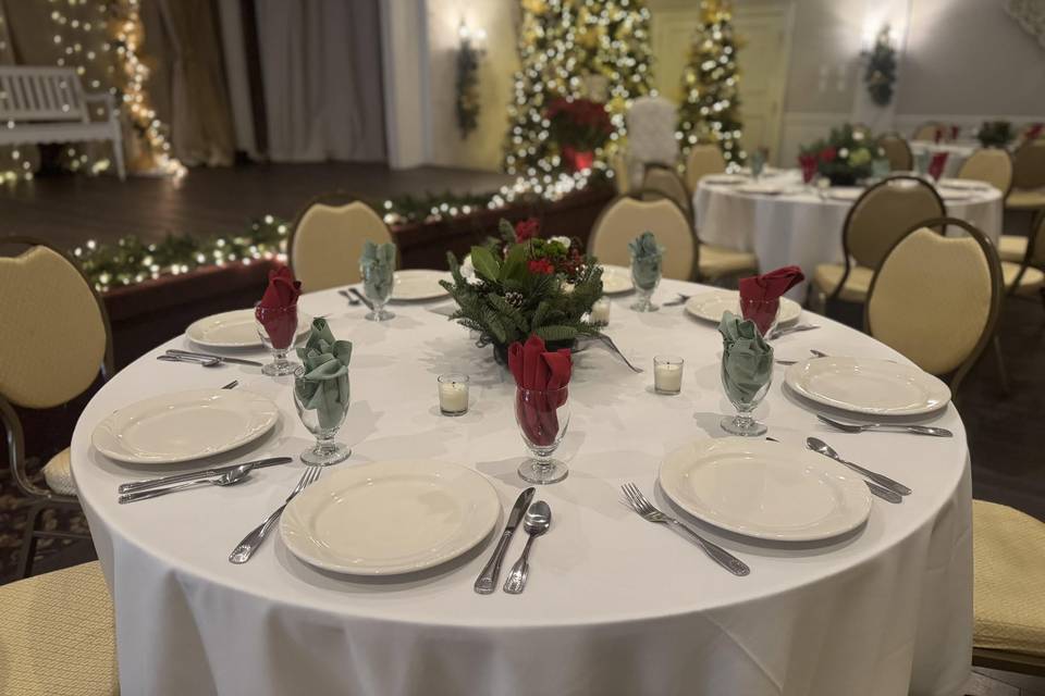 Ballroom at Christmas Time