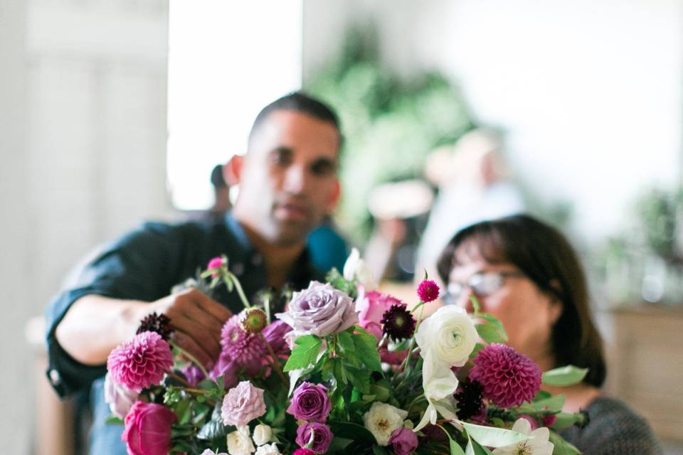 Flower in a pot