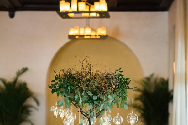 Indoor long table setup