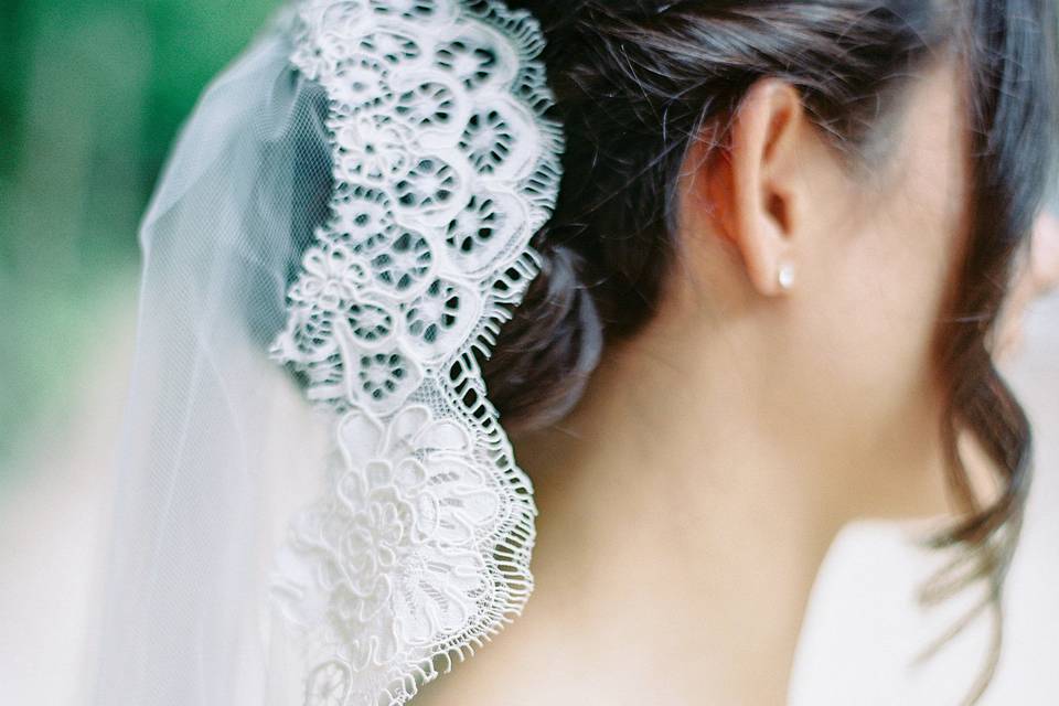 Classic wedding veil