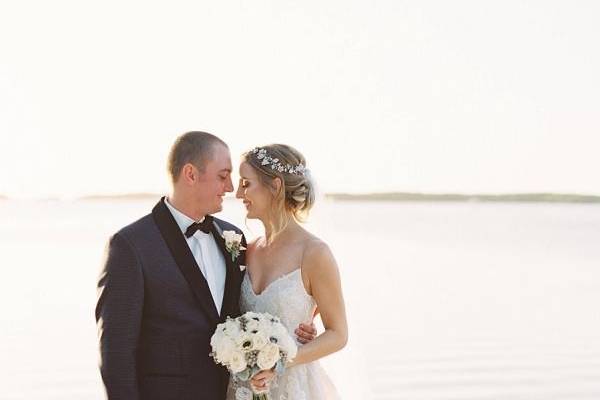 Black tie wedding