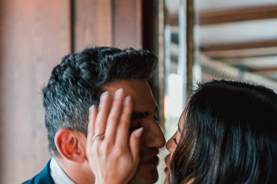 Intimate wedding details