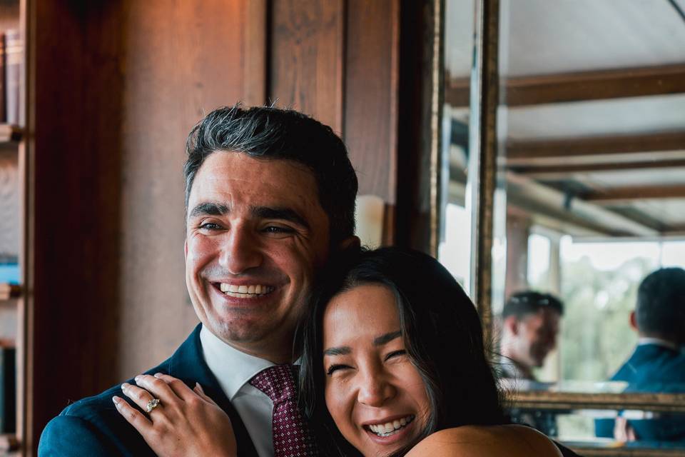 Intimate wedding details