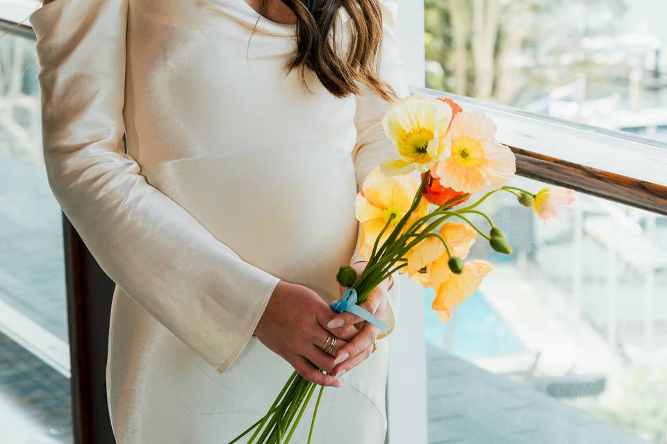 Quiet bridal moments