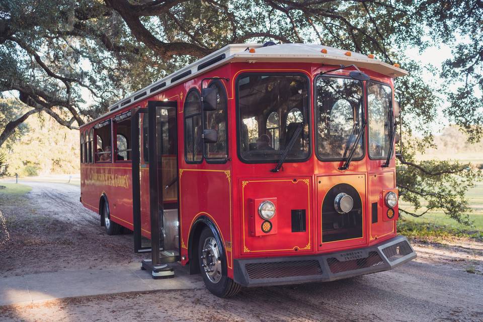 Trolley rentals are available