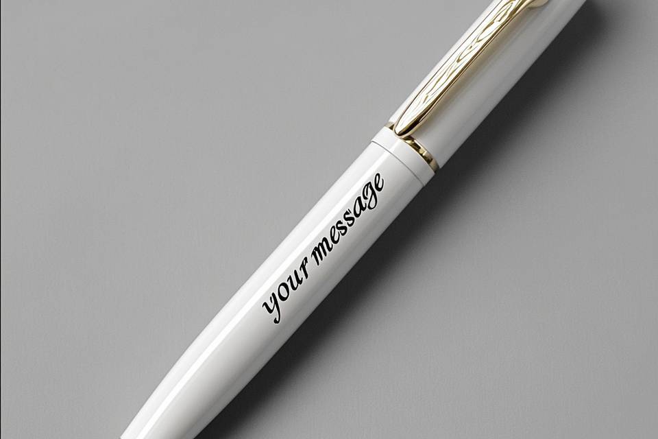 Elegant pens custom msg