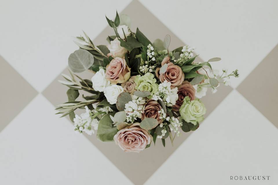 Dusty Rose Bouquet