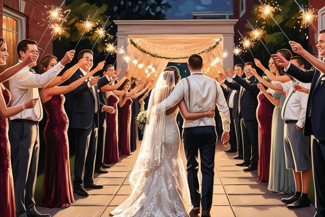 Wedding couple