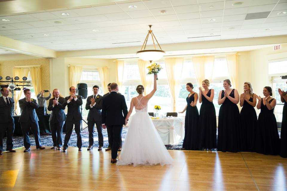 Bouquet Toss!