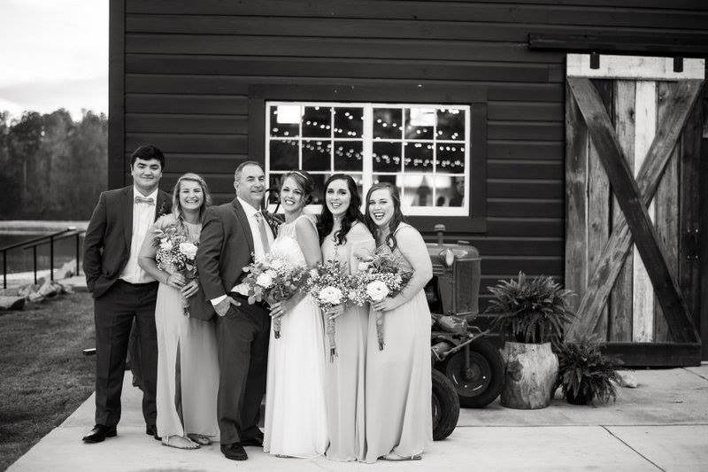 Newlyweds and family