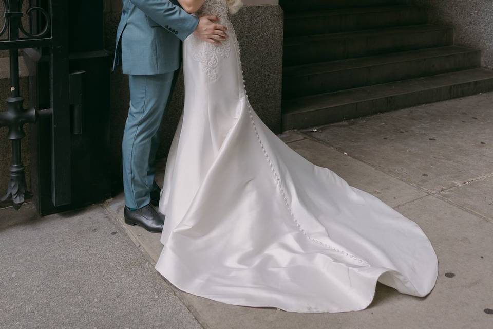 Couple at city hall