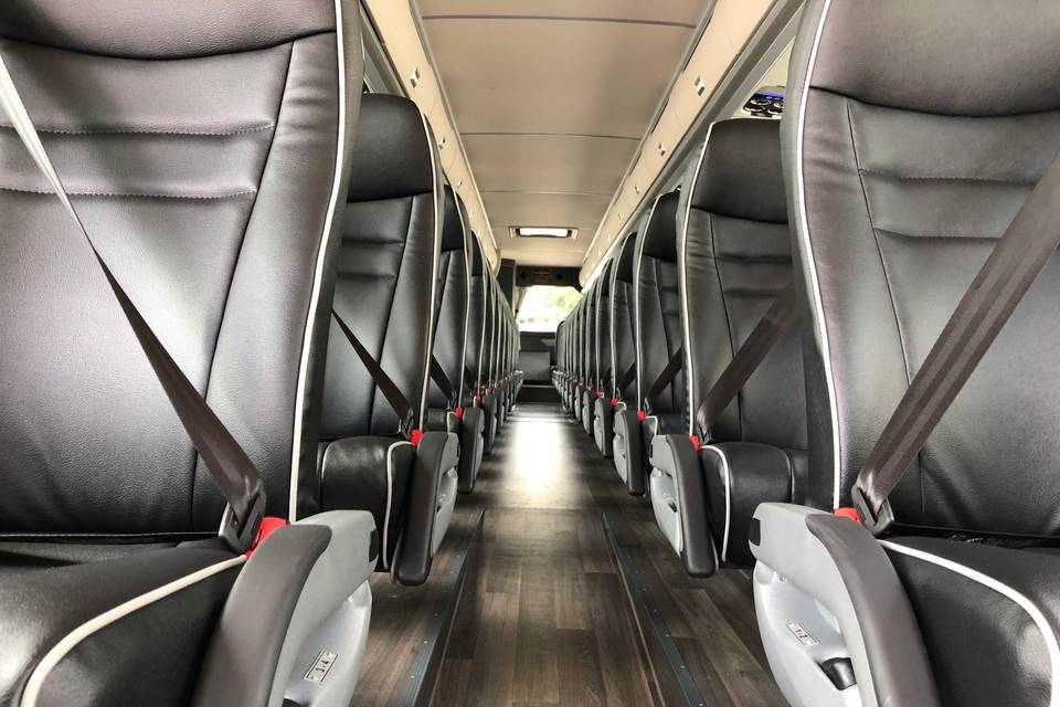 Luxury Coach bus interior