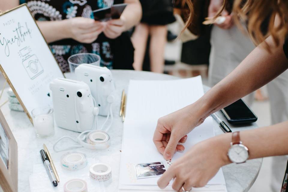 Guestbook Table