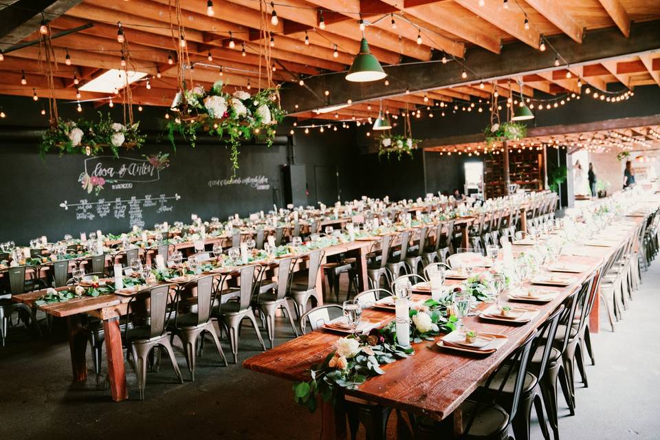 Rustic Wedding Reception