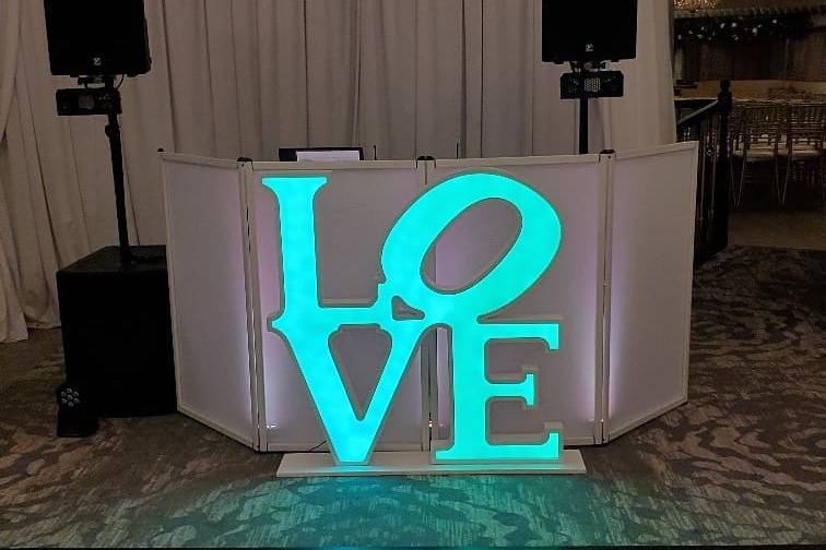 LED love sign