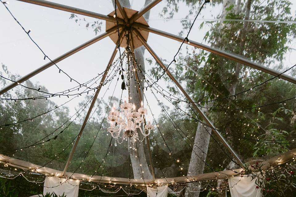 Creekside patio