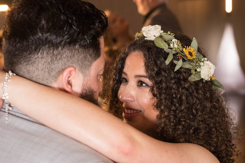 First dance at their wedding