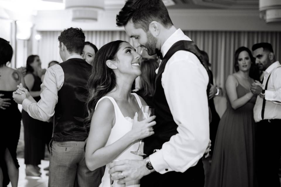 Newlyweds at Fairmont Austin