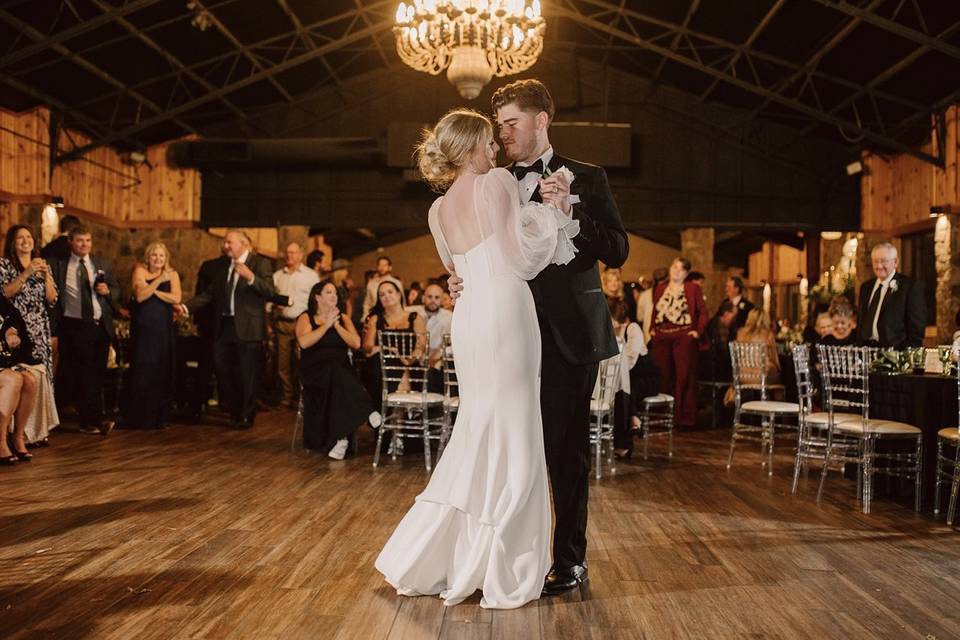 First Dance in Reception Hall