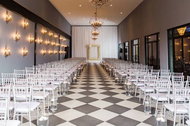 Indoor ceremony area