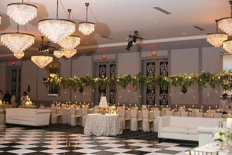 Chandeliers and decor